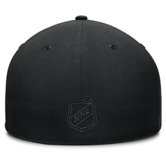 NHL Vegas Golden Knights Fanatics Heritage Ice Time Wordmark Fitted Hat - Black