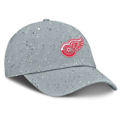 NHL Detroit Red Wings Fanatics Women's Heritage Snow Day Speckle Adjustable Hat - Gray