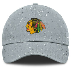 NHL Chicago Blackhawks Fanatics Women's Heritage Snow Day Speckle Adjustable Hat - Gray