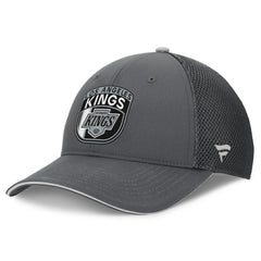 NHL Los Angeles Kings Fanatics Authentic Pro Home Ice Trucker Adjustable Hat - Gray