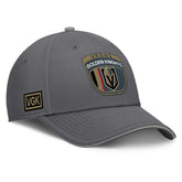 NHL Vegas Golden Knights Fanatics Home Ice Flex Hat - Gray