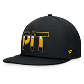 NHL Pittsburgh Penguins Fanatics Authentic Pro Alternate Jersey Snapback Hat - Black