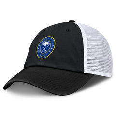 NHL Buffalo Sabres Fanatics Averie Trucker Adjustable Hat - Black/White
