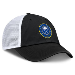 NHL Buffalo Sabres Fanatics Averie Trucker Adjustable Hat - Black/White