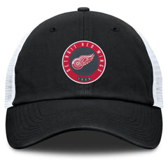 NHL Detroit Red Wings Fanatics Averie Trucker Adjustable Hat - Black/Gray