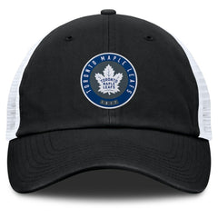 NHL Toronto Maple Leafs Fanatics Averie Trucker Adjustable Hat - Black/Gray