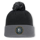 NHL Vegas Golden Knights Fanatics Aspyn Cuffed Knit Hat with Pom - Black