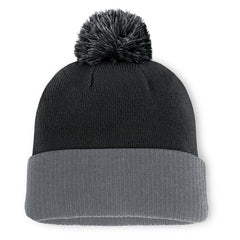 NHL Los Angeles Kings Fanatics Aspyn Cuffed Knit Hat with Pom - Black