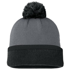 NHL Pittsburgh Penguins Fanatics Women's Cuffed Knit Hat with Pom - Charcoal