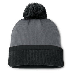 NHL Boston Bruins Fanatics Women's Cuffed Knit Hat with Pom - Charcoal
