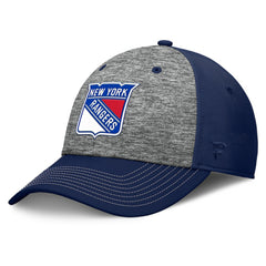 NHL New York Rangers Fanatics Fundamental Top Shelf 2-Tone Flex Hat - Gray/Navy