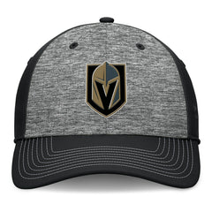 NHL Vegas Golden Knights Fanatics Fundamental Top Shelf 2-Tone Flex Hat - Gray/Black