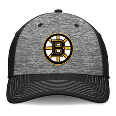 NHL Boston Bruins Fanatics Fundamental Top Shelf 2-Tone Flex Hat - Gray/Black