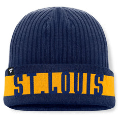 NHL St. Louis Blues Fanatics Blueliner Cuffed Knit Hat - Blue