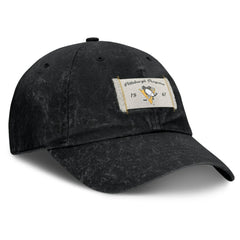NHL Pittsburgh Penguins Fanatics Women's Heritage Away Game Adjustable Hat - Black