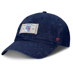 NHL New York Rangers Fanatics Women's Heritage Away Game Adjustable Hat - Blue