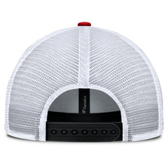 NHL New Jersey Devils Fanatics Fundamental One-Time Trucker Adjustable Hat - Black