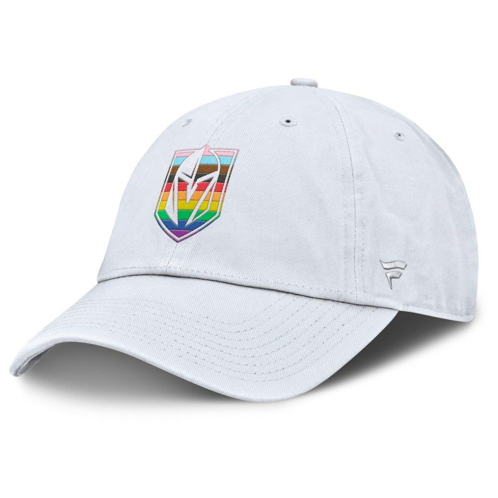 NHL Vegas Golden Knights Fanatics PRIDE Adjustable Hat - White