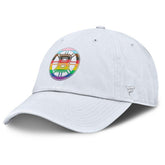 NHL Boston Bruins Fanatics PRIDE Adjustable Hat - White