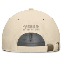 NHL Vegas Golden Knights Fanatics Front Office Canvas Adjustable Hat - Tan
