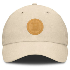 NHL Boston Bruins Fanatics Front Office Canvas Adjustable Hat - Tan