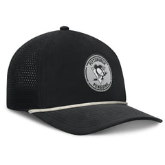 NHL Pittsburgh Penguins Fanatics Front Office Performance A-Frame Adjustable Hat - Black