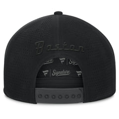 NHL Boston Bruins Fanatics Front Office Adjustable Hat - Black
