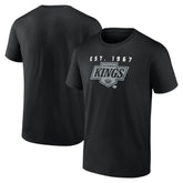 NHL Los Angeles Kings Logo Athletic Coordinate T-Shirt - Black