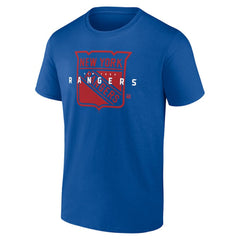 NHL New York Rangers Logo Athletic Coordinate T-Shirt - Blue