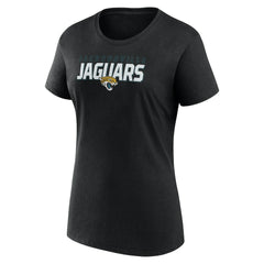 Jacksonville Jaguars Logo Athletic Women's Lean T-Shirt Black