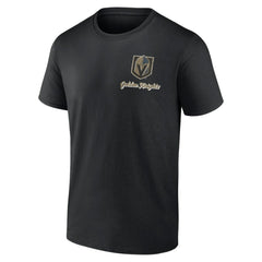NHL Vegas Golden Knights Logo Athletic Never Over T-Shirt - Black