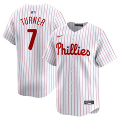 Trea Turner Philadelphia Phillies Nike Youth Home Limited Player Jersey - White Jerseys