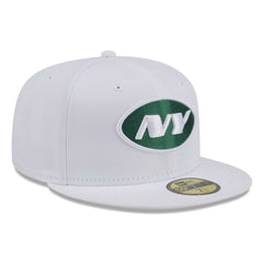 New York Jets New Era Omaha 59FIFTY Fitted Hat White