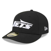 New York Jets New Era Omaha Low Profile 59FIFTY Fitted Hat Black