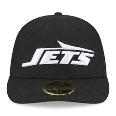 New York Jets New Era Omaha Low Profile 59FIFTY Fitted Hat Black