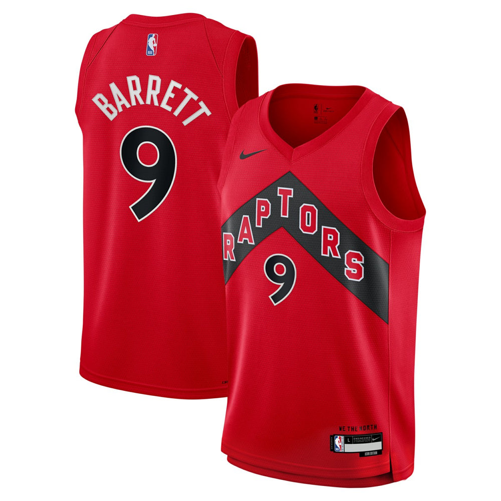 NBA RJ Barrett Toronto Raptors Youth Swingman Jersey - Icon Edition - Red