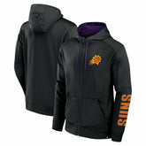 Phoenix Suns Baller Defender Performance Full-Zip Hoodie Black