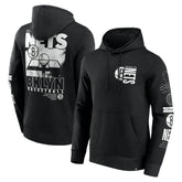 Brooklyn Nets Game Time Crossover Pullover Hoodie Black