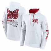 Miami Heat Game Time Crossover Pullover Hoodie White