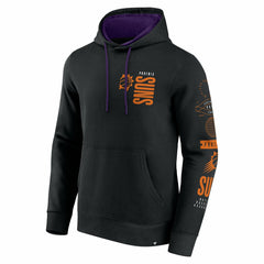Phoenix Suns Game Time Crossover Pullover Hoodie Black