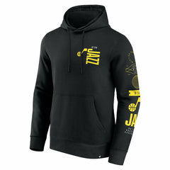Utah Jazz Game Time Crossover Pullover Hoodie Black