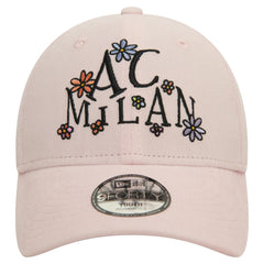 AC Milan New Era Youth Needle Corduroy 9FORTY Adjustable Hat Light Pink
