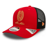 AC Milan New Era Heritage Gold Original Fit 9FIFTY Stretch-Snap Hat Red sale