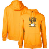 San Diego Padres Levelwear Podium Inaugural Pullover Hoodie - Gold Hoodies