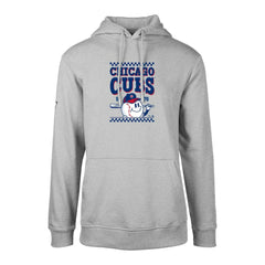 Chicago Cubs Levelwear Podium Inaugural Pullover Hoodie - Gray Hoodies