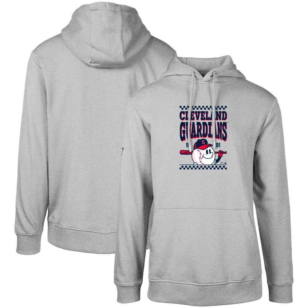 Cleveland Guardians Levelwear Podium Inaugural Pullover Hoodie - Gray Hoodies