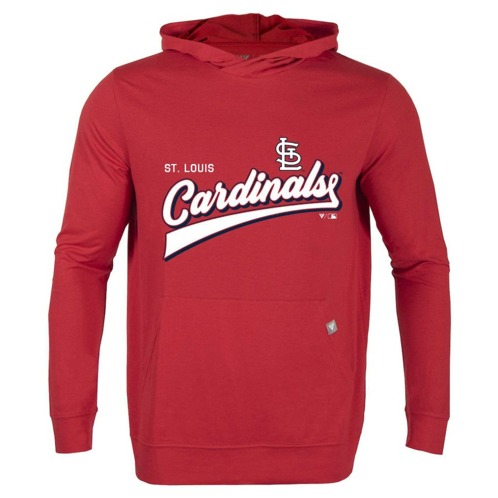 St. Louis Cardinals Levelwear Relay 2.0 Retro Pullover Hoodie - Red Hoodies