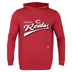 Cincinnati Reds Levelwear Relay 2.0 Retro Pullover Hoodie - Red Hoodies