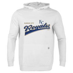 Kansas City Royals Levelwear Relay 2.0 Retro Pullover Hoodie - White Hoodies