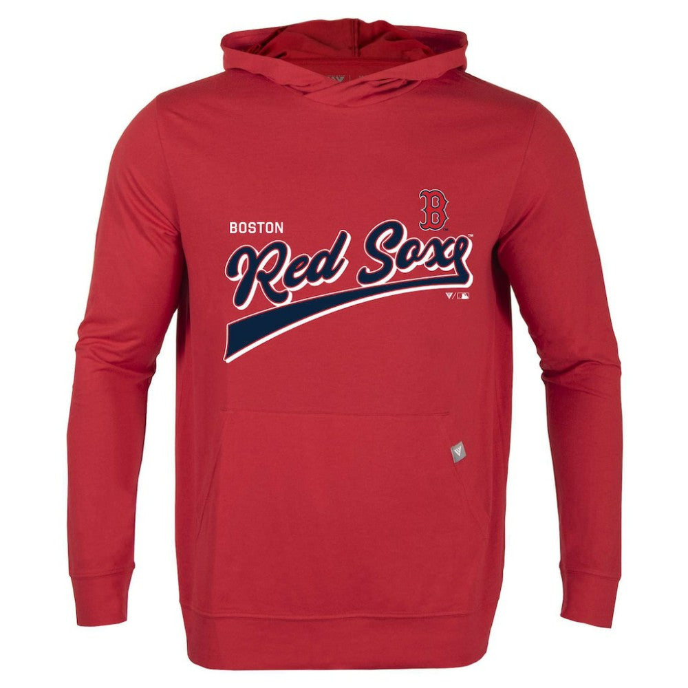 Boston Red Sox Levelwear Relay 2.0 Retro Pullover Hoodie - Red Hoodies